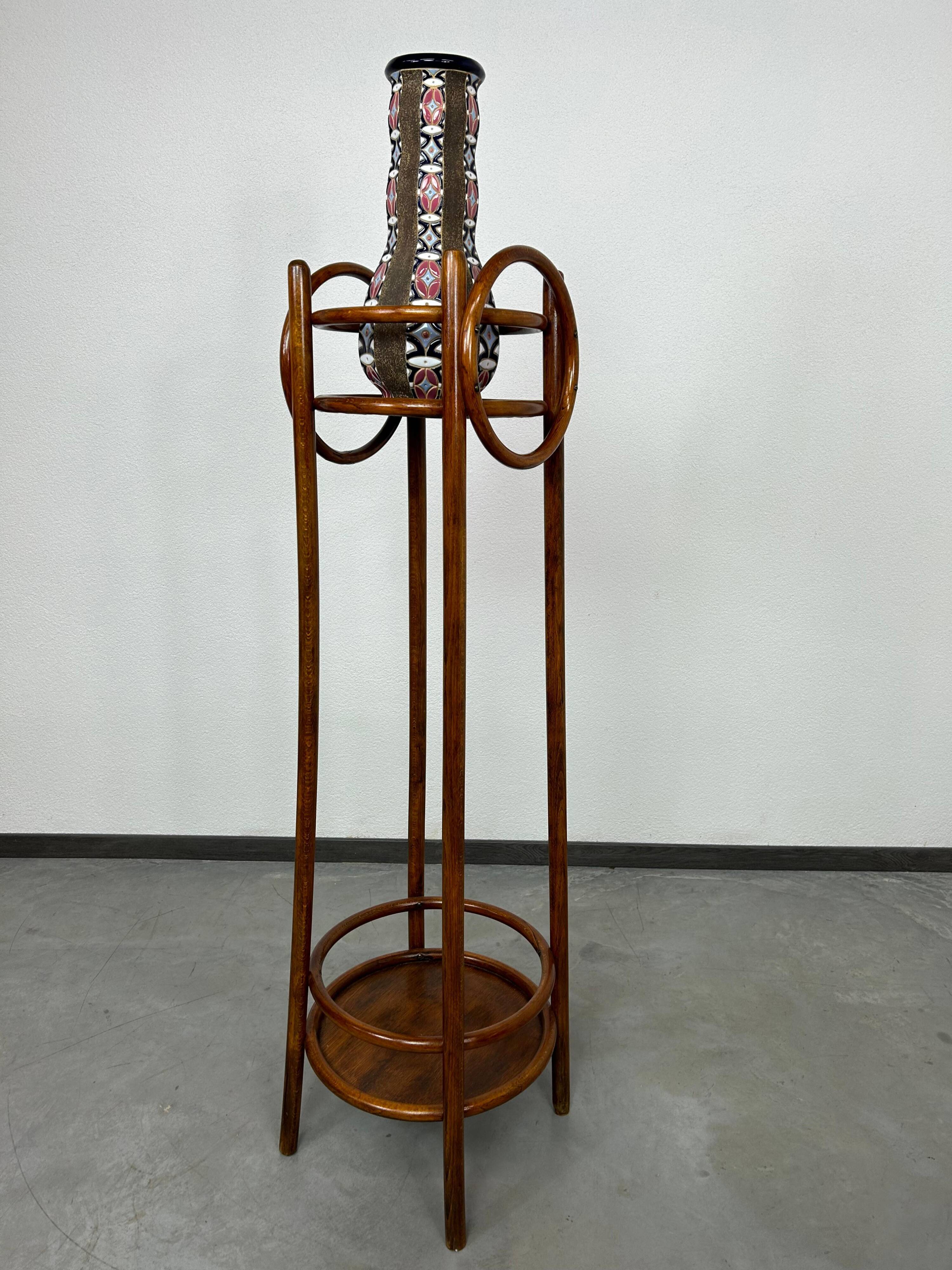 Bentwood side table attributed to Otto Wagner for Thonet.