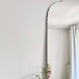 Beveled art deco mirror