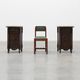 Pair of Breton Carved Oak Bedside Cabinets, France, circa 1900