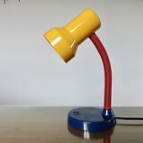Memphis style lamp, 80s primary colors