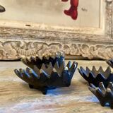 Hedgehog nesting ashtray/trinket dish in brass, attributed to Walter Bosse, for Hertha Baller, Austria 1950s.