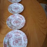 Assiettes à fleurs vintage