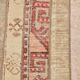 Tapis de couloir persan vintage beige