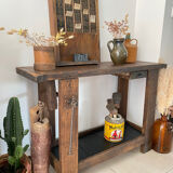 Old wooden workbench