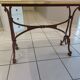 Bistro table vintage marble