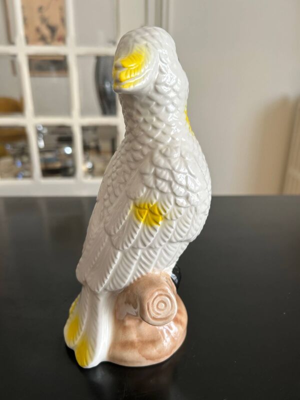 Perroquet vintage en céramique