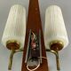60s 70s wall light wall lamp lamp wall bag lamp teak design 60s 70s
