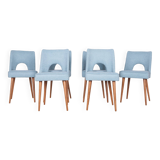 Polish Shell Chairs from Bydgoszcz Furniture Factory, 1960s, Set of 6
