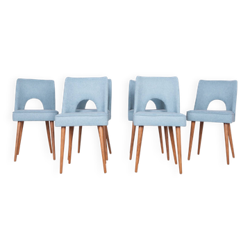 Polish Shell Chairs from Bydgoszcz Furniture Factory, 1960s, Set of 6