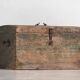 Small antique chest in green tones (c.1920) #78