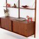 Teak modular shelving unit, Danish design, 1960s, made in Denmark