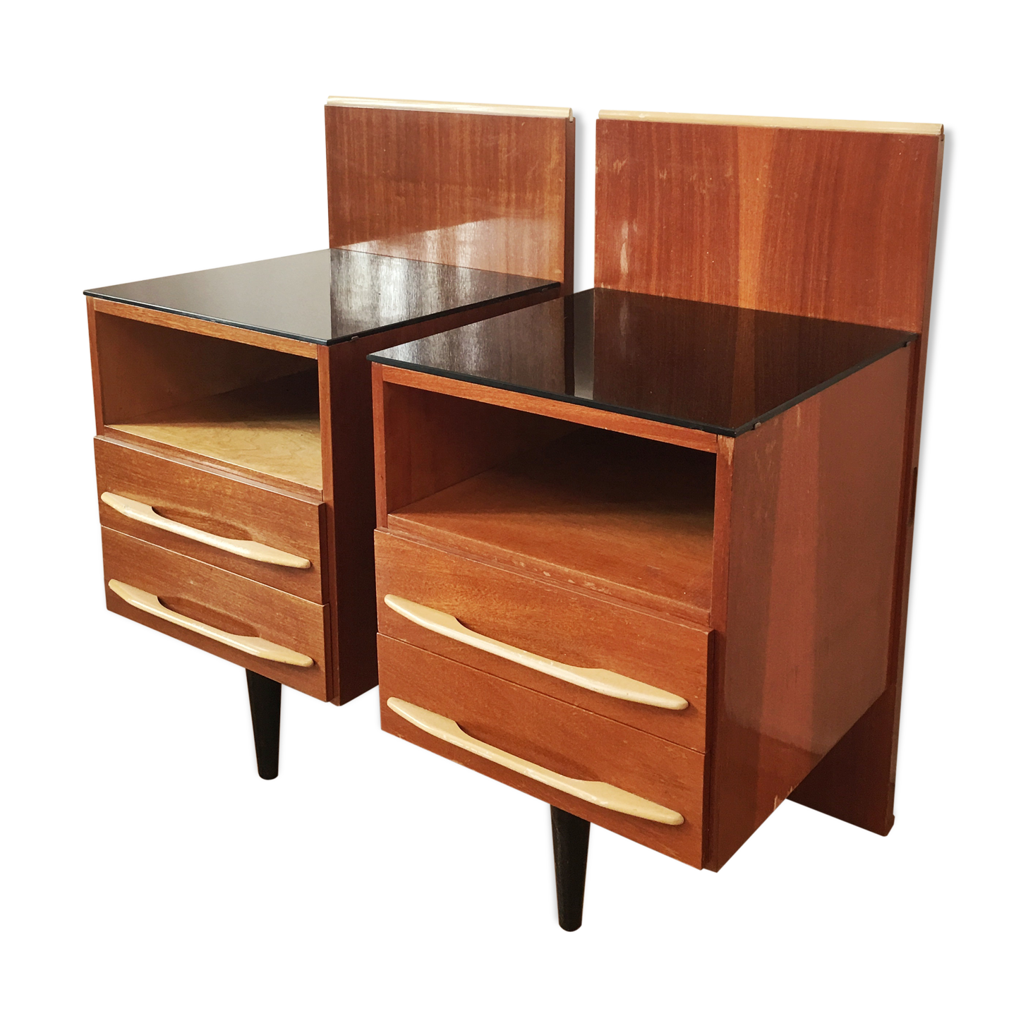 Nightstands by Mojmir Pozar for UP Zavody, 1960s, pair