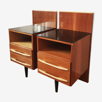 Nightstands by Mojmir Pozar for UP Zavody, 1960s, pair