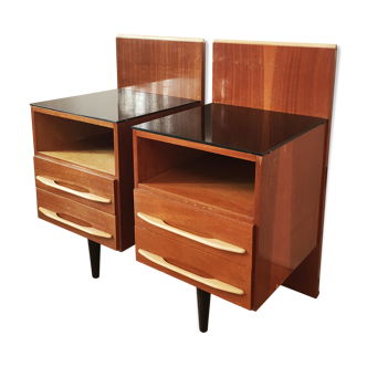 Nightstands by Mojmir Pozar for UP Zavody, 1960s, pair