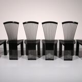 Chaises de salle à manger postmodernes de Pietro Costantini, Italie, années 1980,