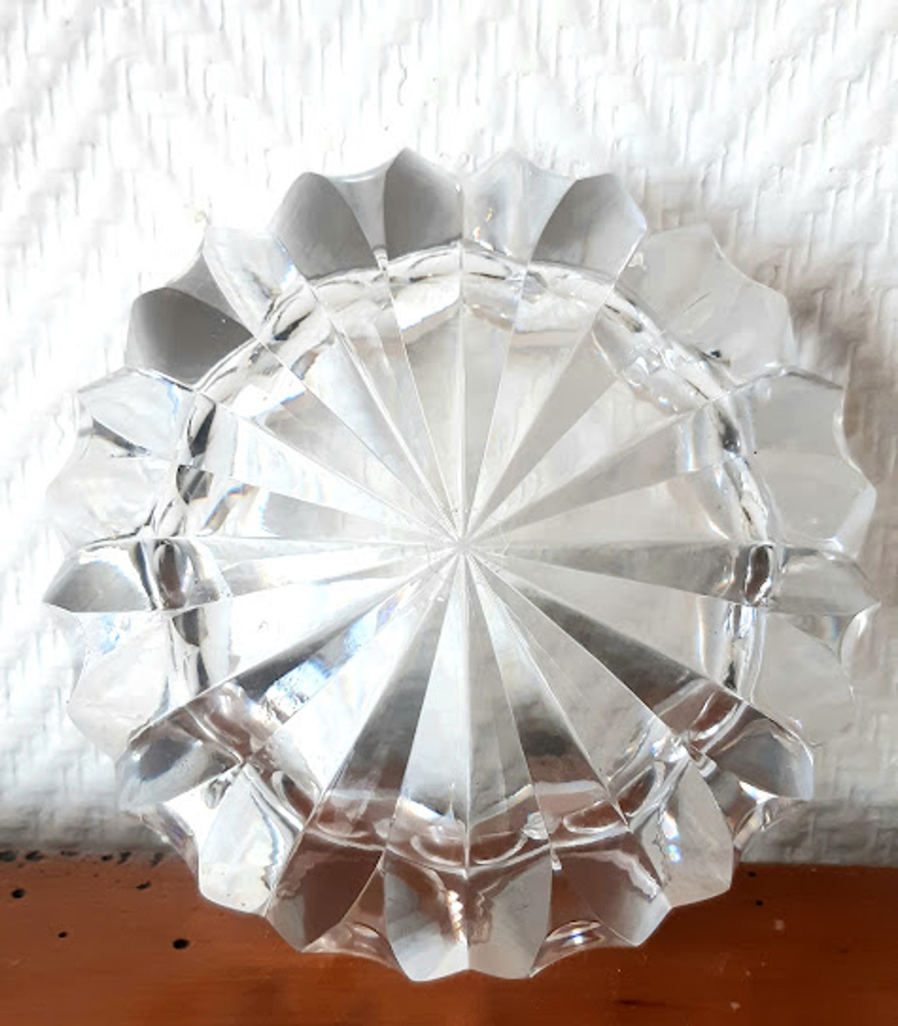 Saint Louis crystal ashtray