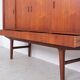 Danish design teak highboard, 1960s