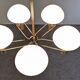 Space age chandelier with 5 lights from the 60s/70s