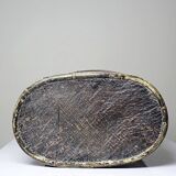 "Tampung" box, bamboo and leaf Indonesia, Lombok early 20th century