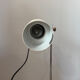 White aluminium designer table lamp made in Germany vintage