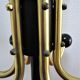 Bistro candracking bistro black metal and gold vintage wood balls