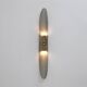 Pair of Fontana Arte Style Mid-century Aqua Green Murano Glass sconces