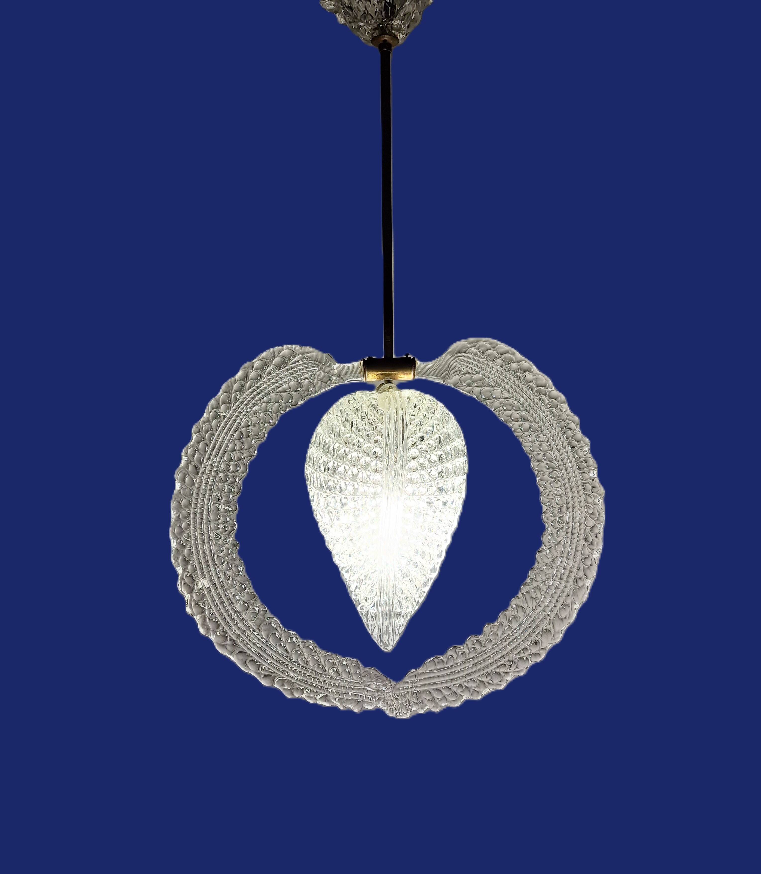Barovier & Toso Murano Ceiling Light