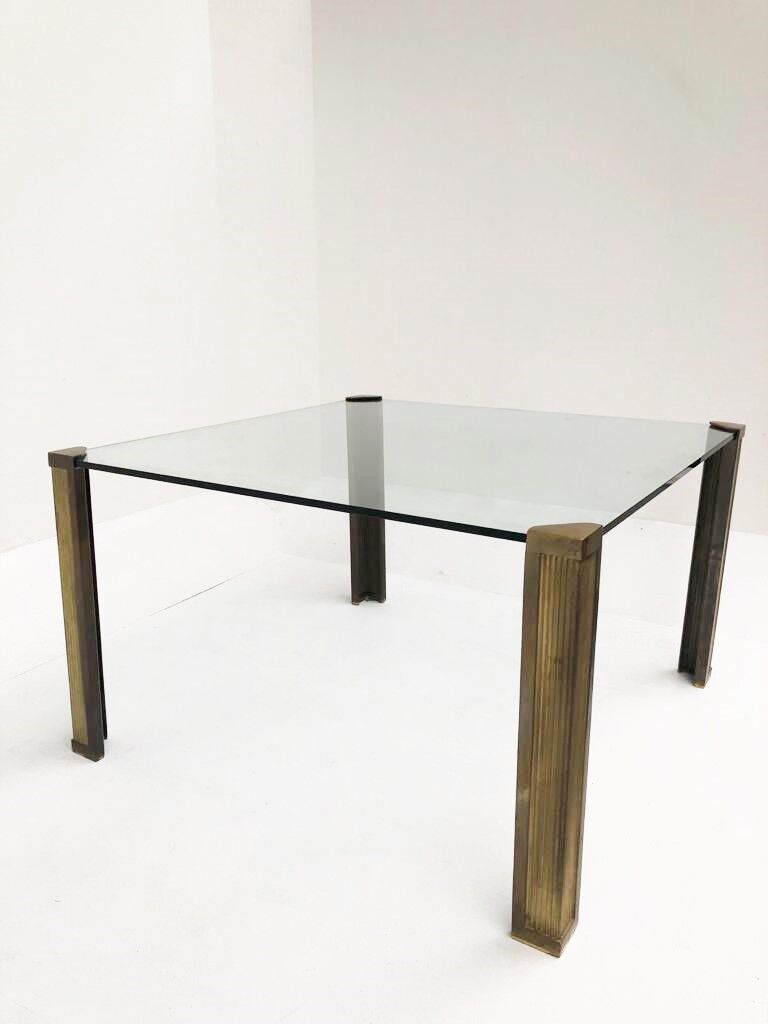 Bronze dining table T14 by Peter Ghyczy, 1970