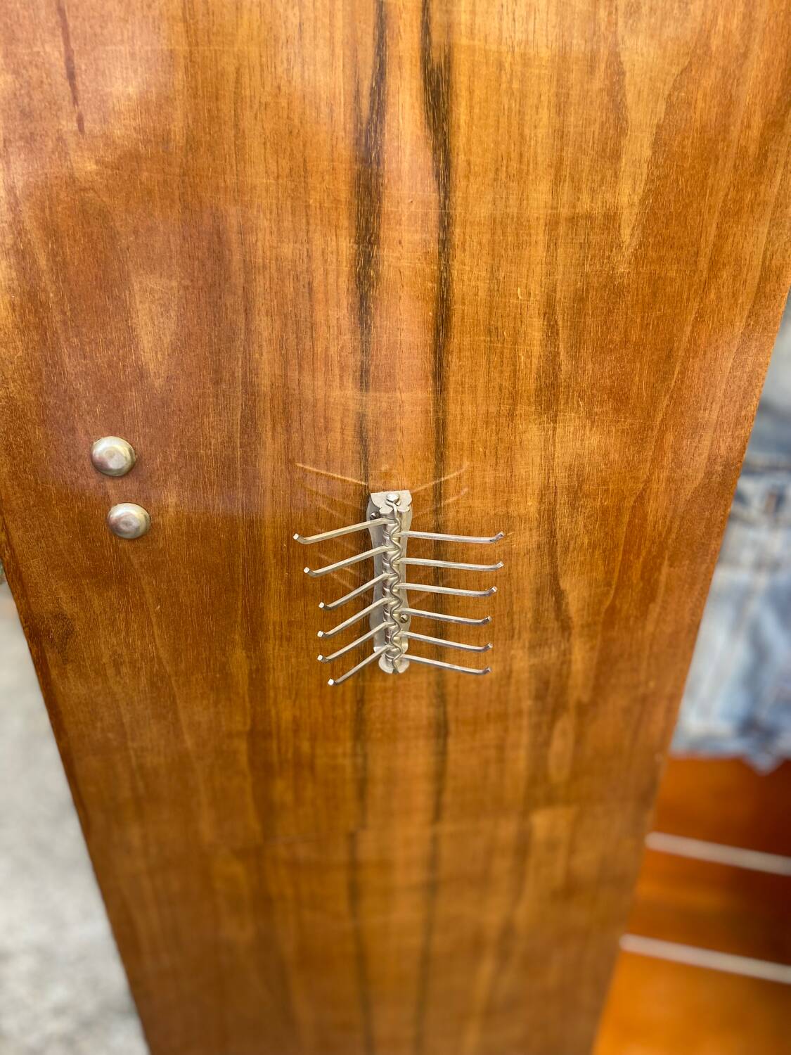 Small Art Deco cabinet 1930 in elm burl