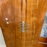 Small Art Deco cabinet 1930 in elm burl