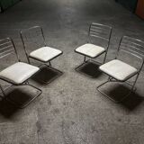 70's chrome chairs