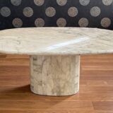 Oval marble table