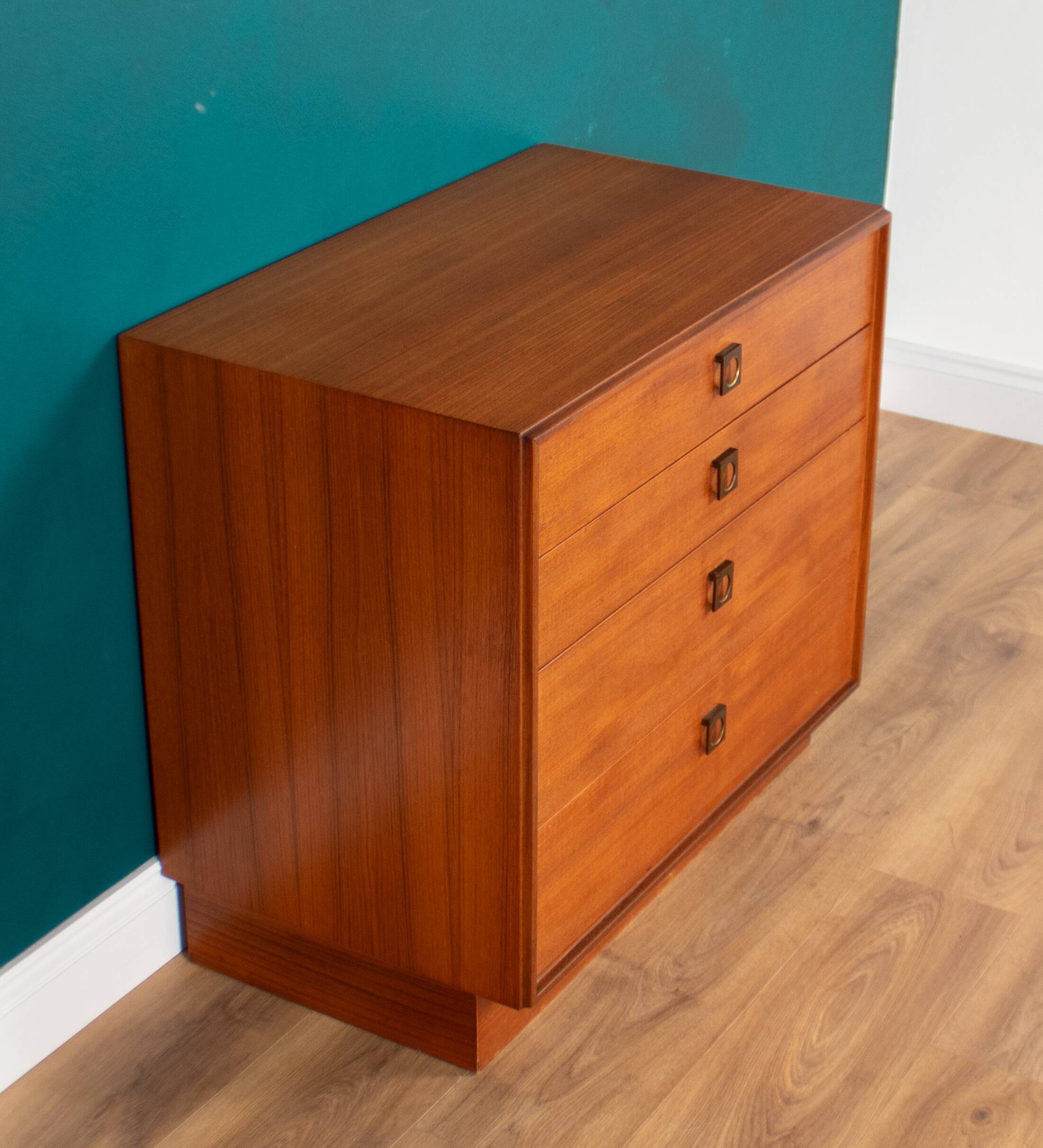 Retro Teak 1960s G Plan Form Five 5 Chest Of Drawers