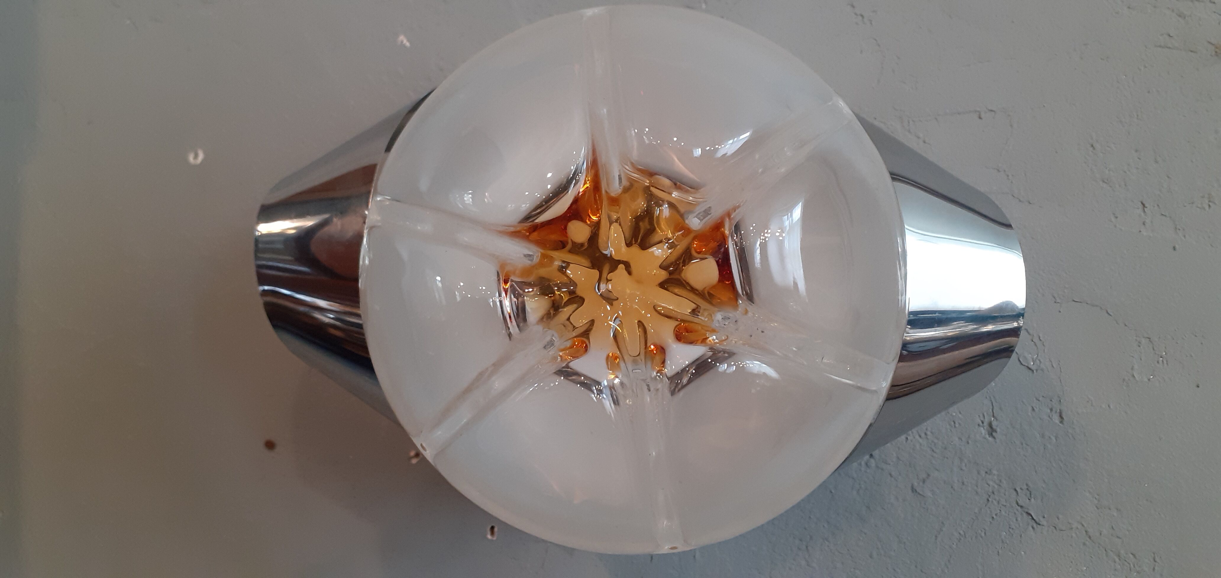 Wall lamp year 60 Mazzega for Murano