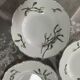 Set of 6 deep plates Pillivuyt model Gui vintage