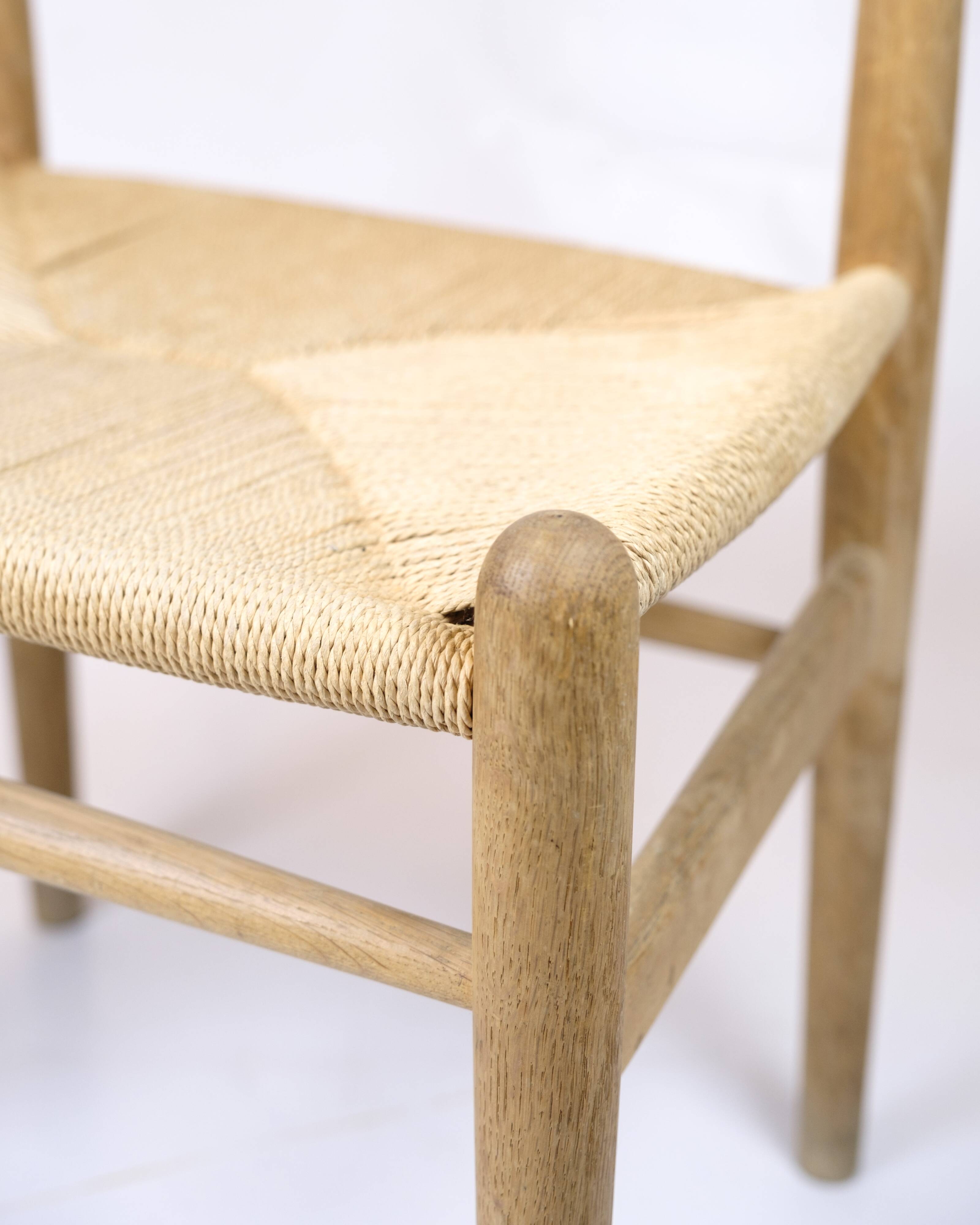 CH36 chair - model CH36 - oak and paper wicker - Hans J. Wegner - Carl Hansen & Son
