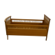 Child's bed in rattan of the years 50