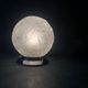 Antique art deco lamp, molded glass globe lamp 1930, France