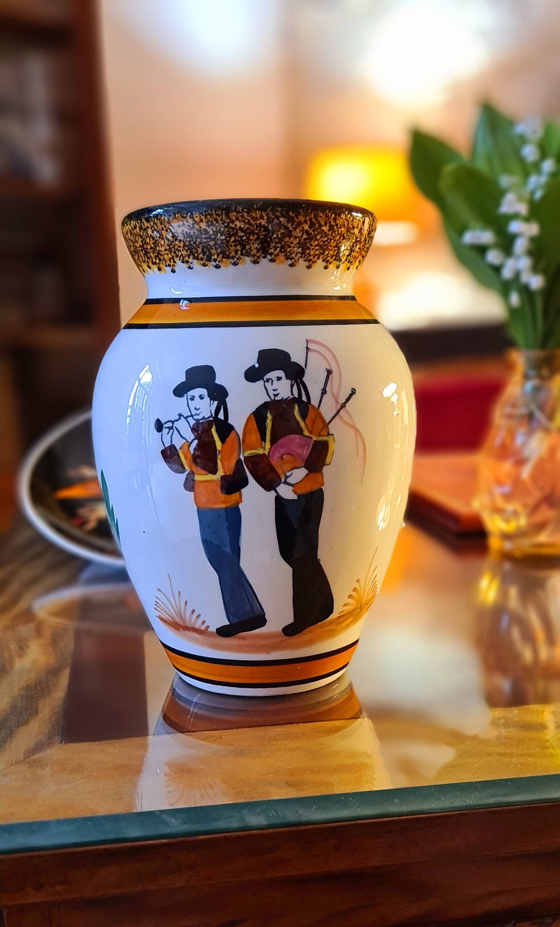 Henriot Quimper Vase