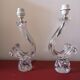 Two feet of lamp forming Daum crystal, circa 1960