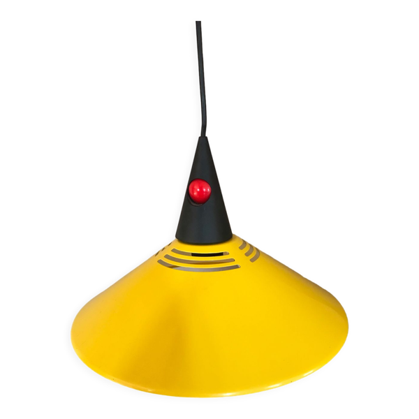 Suspension postmoderne brilliant jaune