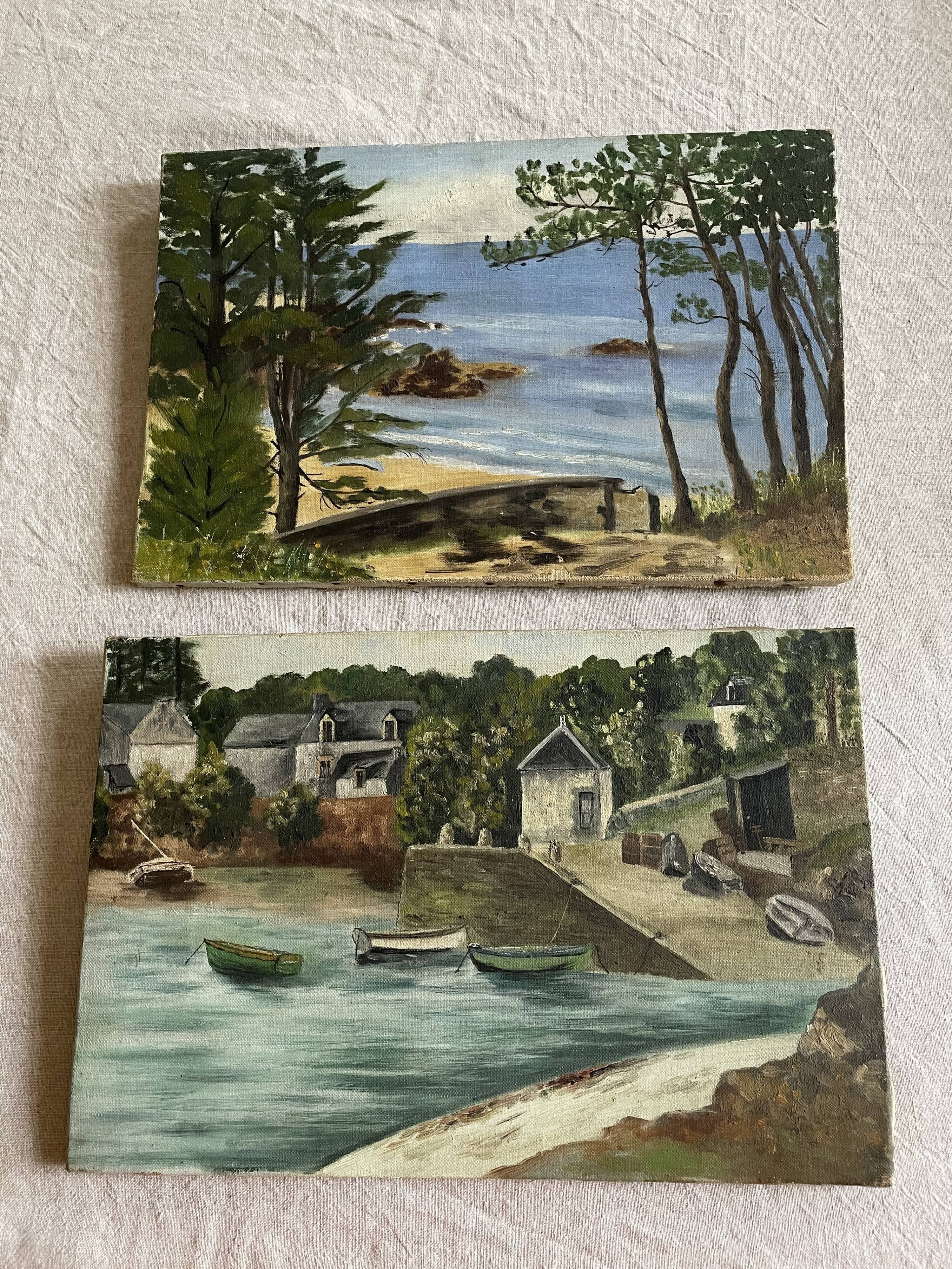 Oils on canvas Brittany