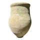 Ancient terracotta pottery jar from the 19th century