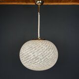 Suspension en verre Murano tourbillonnant de Vetri Murano, Italie, années 1970