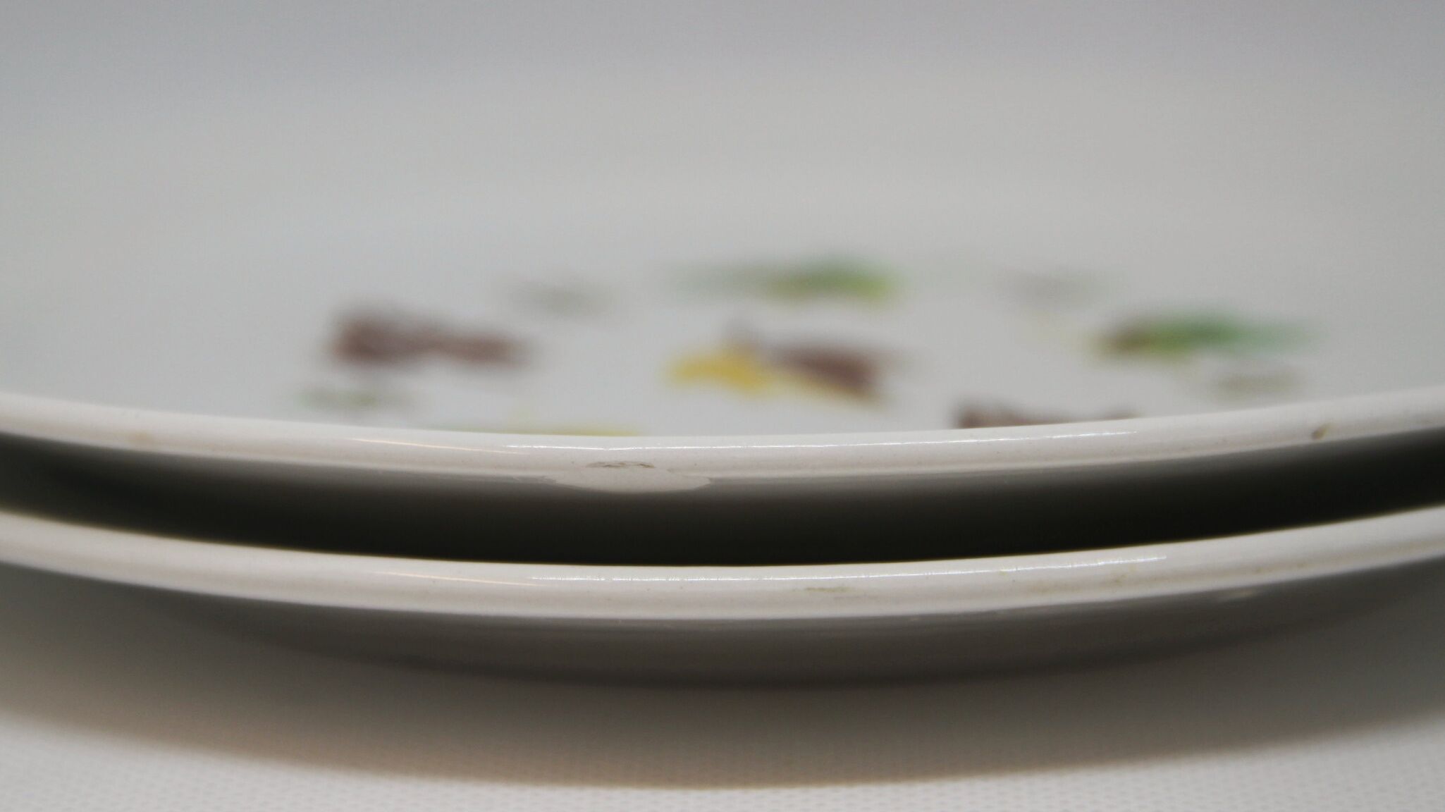 Lot of 2 dessert plates Rennes Digoin