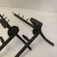 Bronze cast iron firewood fireplace accessory andier spit grill