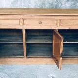 Counter or low sideboard in solid wood - craft furniture