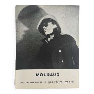 Affiche originale de Tania MOURAUD, Galerie Rive droite, 1970