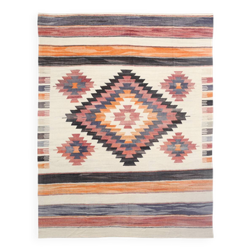 10x13 Oriental Turkish Vintage Kilim Rug, 300x389Cm