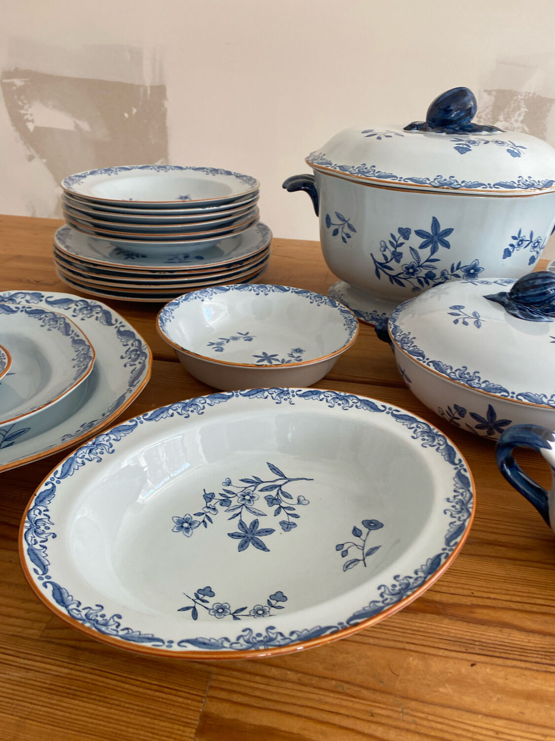 Swedish Service 34 pieces Ostindia Rorstand